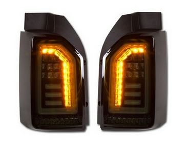 Rear lights VW Bus T6 LED Tube Dynamic Rear doors smoke