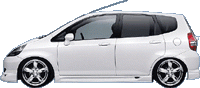 Sideskirts Honda Jazz JP-Style