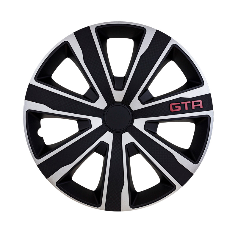 Set J-Tec wheel covers GTR Carbon 16-inch silver/black