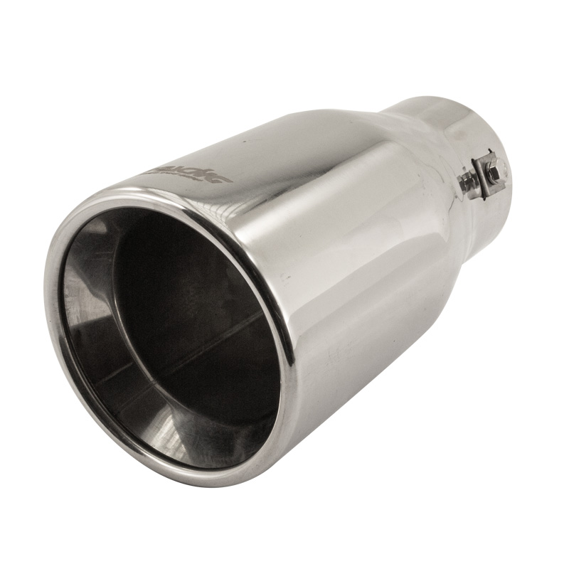 Simoni Racing Exhaust Tip Round Inox - Ø103xL200mm - Installation ->72mm