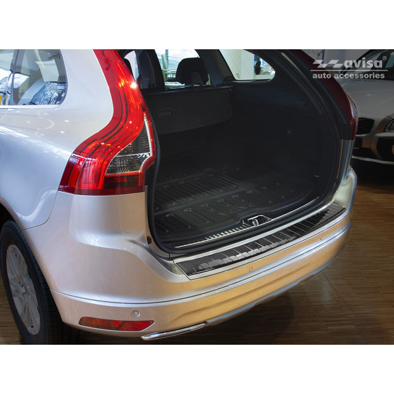 Real 3D Carbon Rear bumper protector  Volvo XC60 Facelift 2013-2016