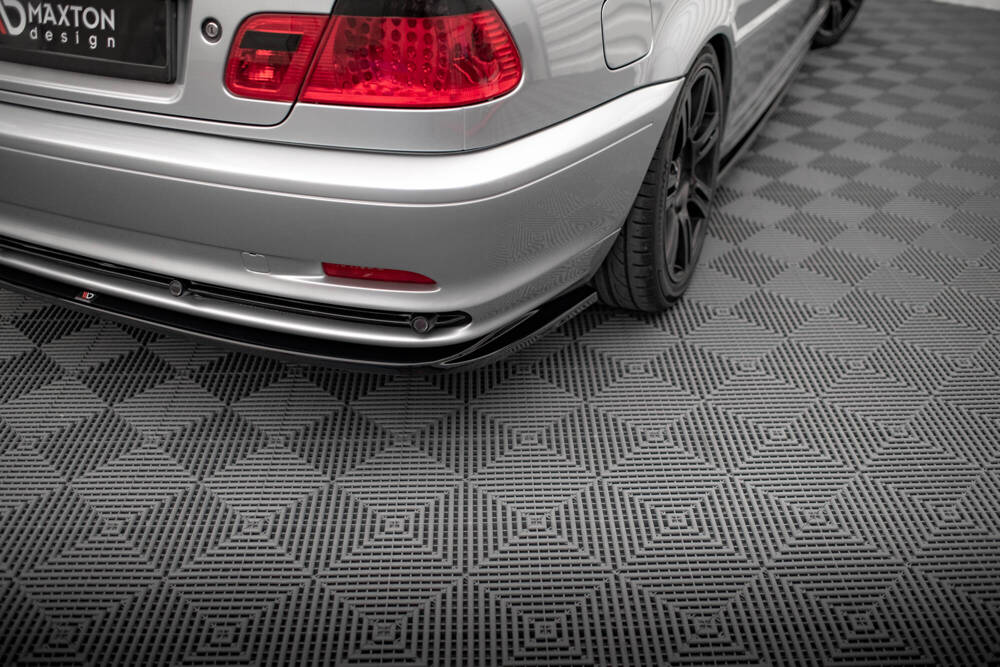 Diffuser passend voor BMW 3 Coupe E46 Maxton Glans Zwart
