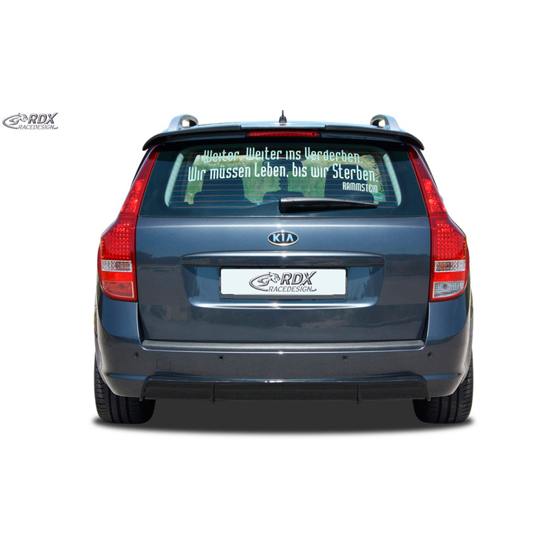 Rear bumper skirt 'Diffuser'  Kia Cee'd ED SW 2007-2012 (ABS glossy black)