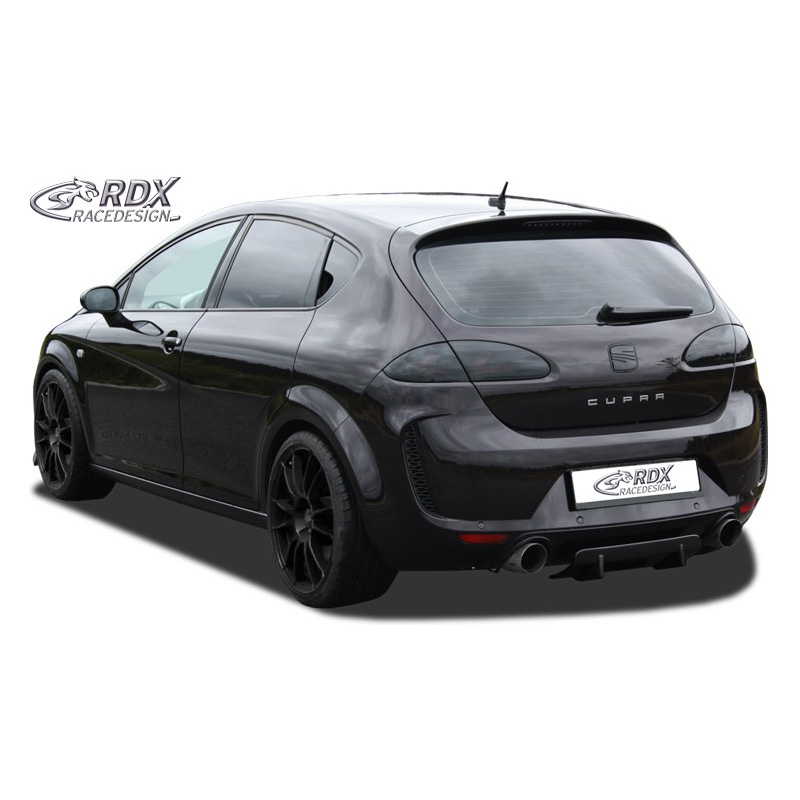 Rear bumper skirt 'Diffuser U-Diff'  Seat Leon (1P) 2005-2012 (PU)