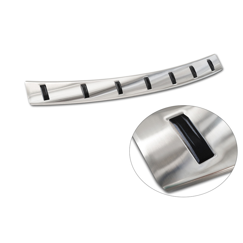 Stainless Steel Rear bumper protector  Skoda Fabia III Combi 2014-2018 'STRONG EDITION'