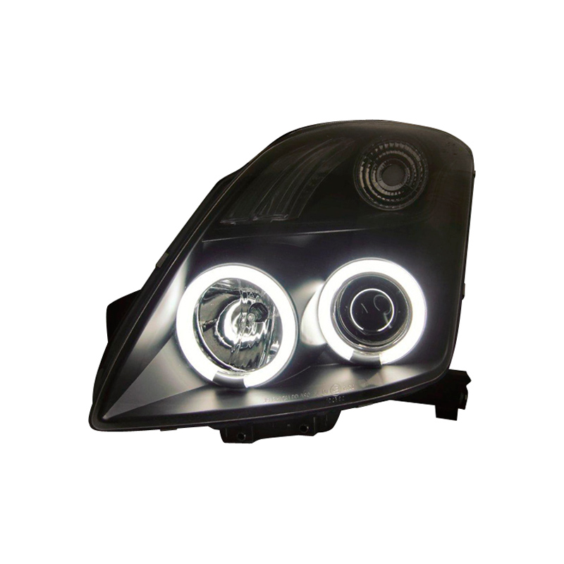 Set Headlights  Suzuki Swift II 2005-2010 - Black - incl. CCFL Halos