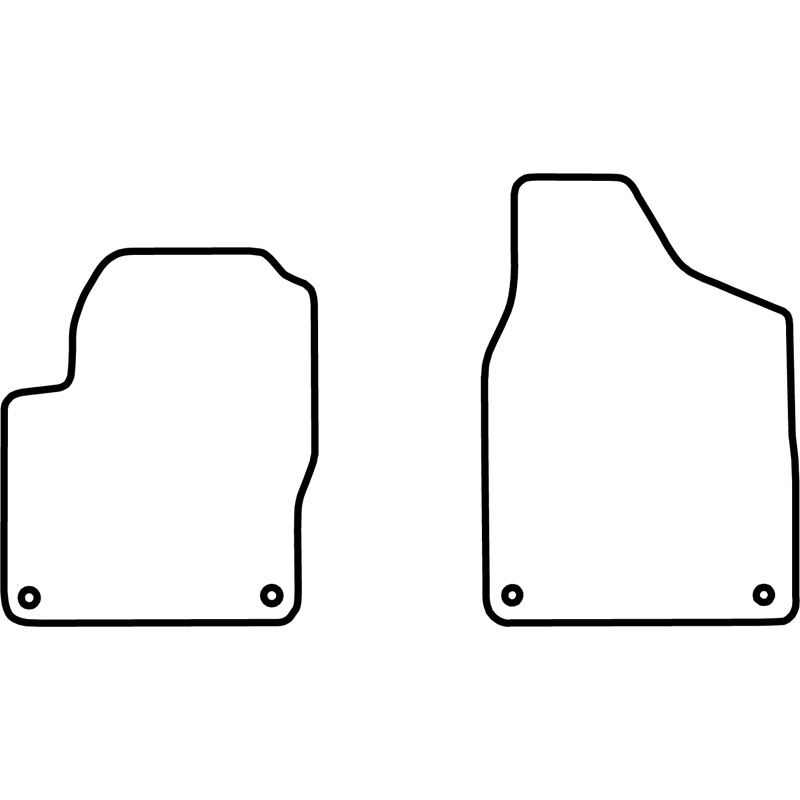 Set car mats  Ford Galaxy 1996-2006 (only front)