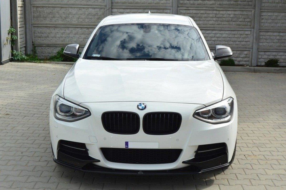 Voorspoiler passend voor BMW 1-Serie F20/F21 11-15 M-Power Gloss Black