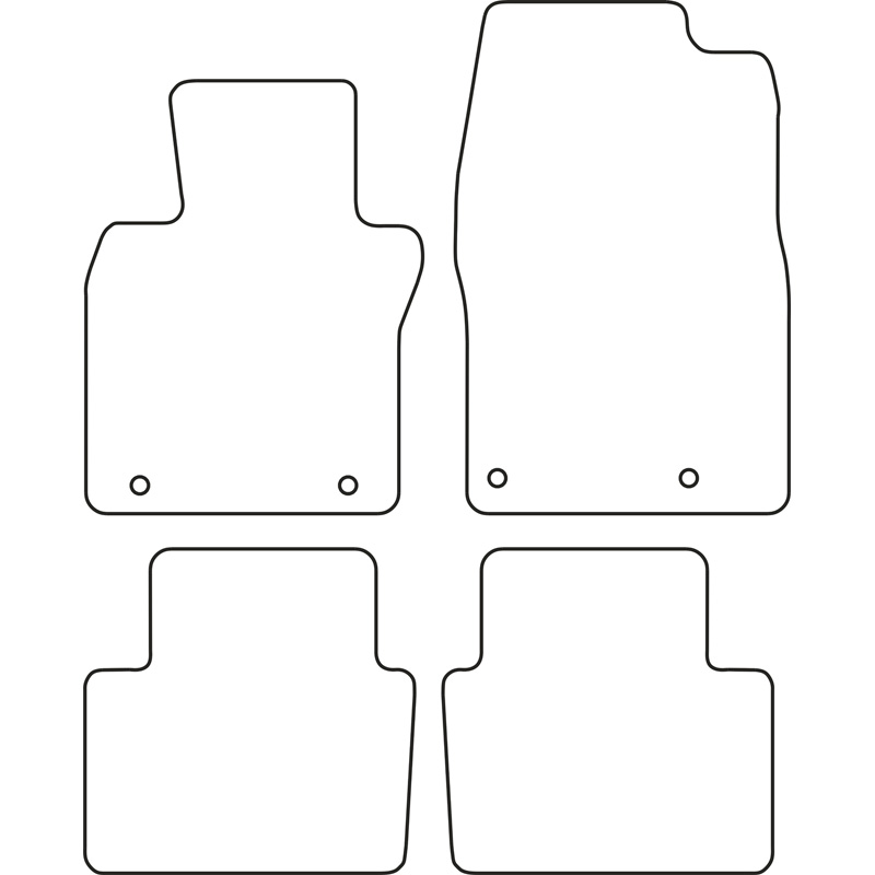 Set velour car mats  Mazda 3 & CX-30 2019-