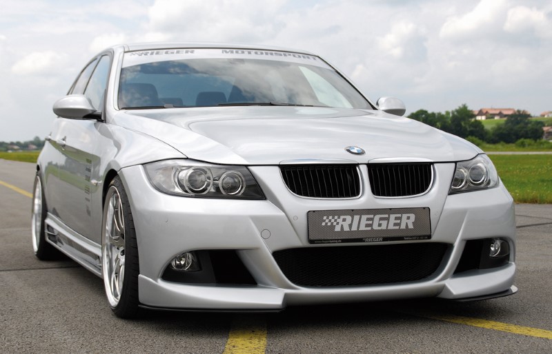 Frontbumper BMW E90 met ABE met uitsparing voor pdc Rieger