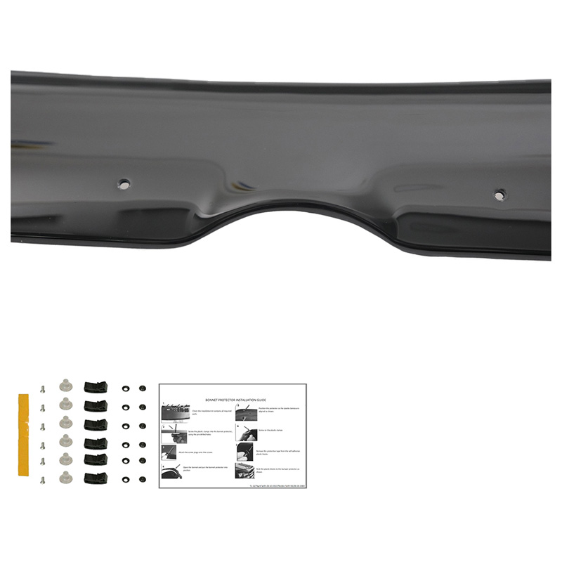 Bonnet Protector  Fiat Doblo 2nd Gen. 2010-2015 - Gloss black
