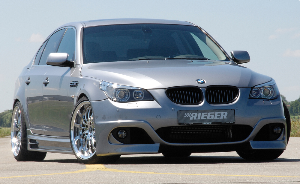 Voorbumper passend voor BMW 5 Serie E-60 ABS Rieger