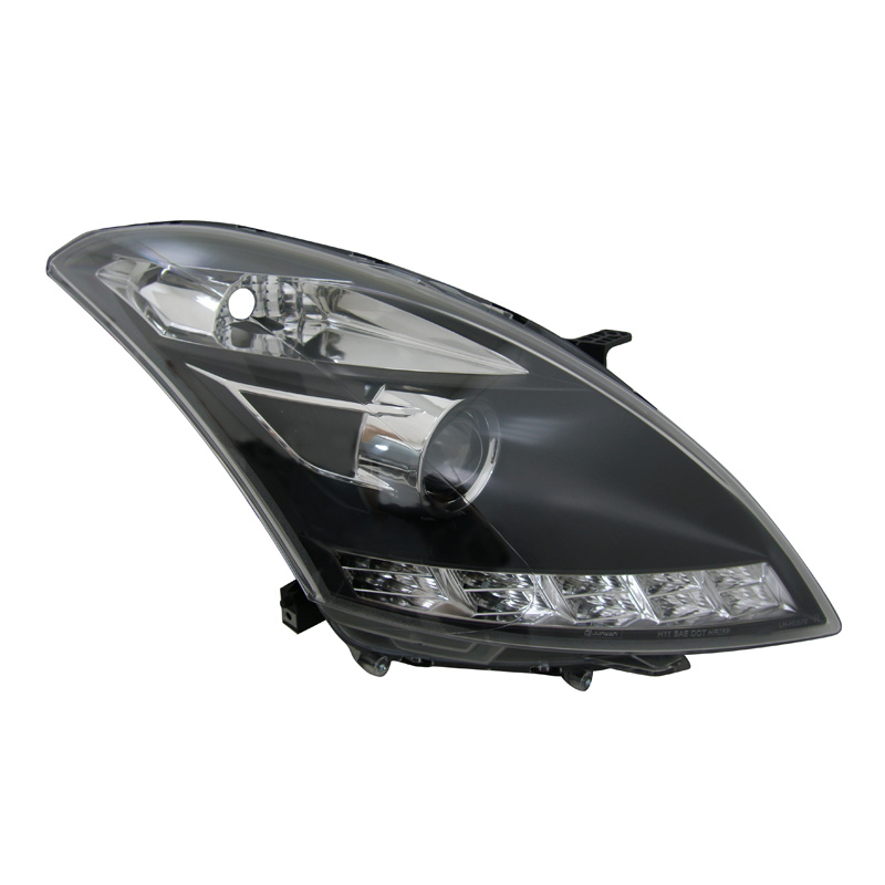 Set Headlights in DRL-Look  Suzuki Swift YP6 excl. Sport 2010- - Black
