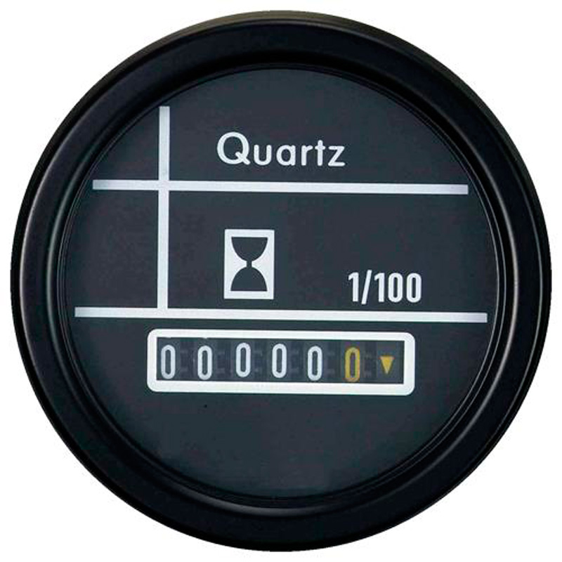 Performance Instrument Black Electrical Hour Meter 52mm