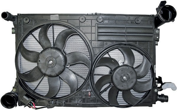 FRONTMODULE +AC AUDIVW +SEATSKODA +A/C 05->> 2.0 TDI met INTERCO