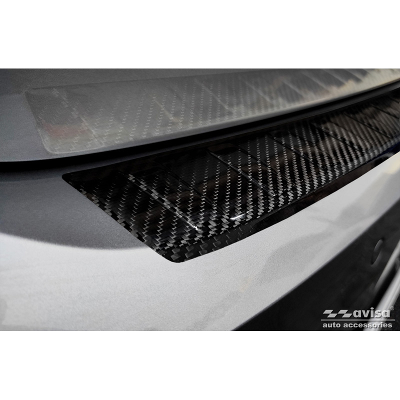 Real 3D Carbon Rear bumper protector  Volkswagen Arteon Shooting Brake incl. eHybrid 2020- 'Ribs'