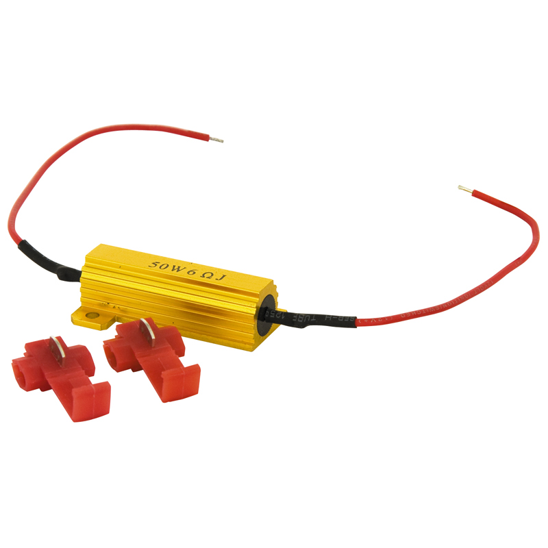 Heavy Duty CAN-bus Resistor 50W/6ohm/12V, single piece