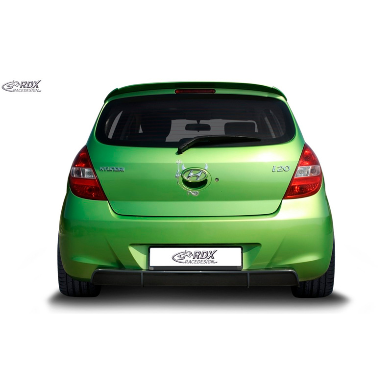 Rear bumper skirt 'Diffuser'  Hyundai i20 PB/PBT 2008-2012 (ABS glossy black)