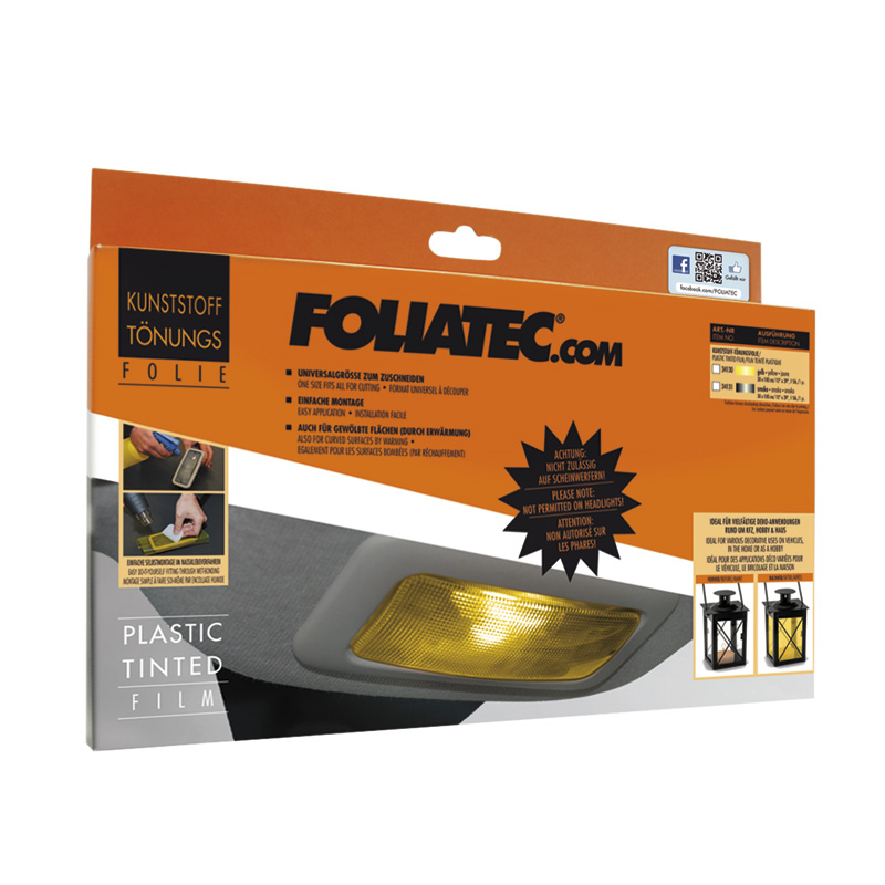 Foliatec Plastic Tint Film Smoke 30x100cm - 1 piece