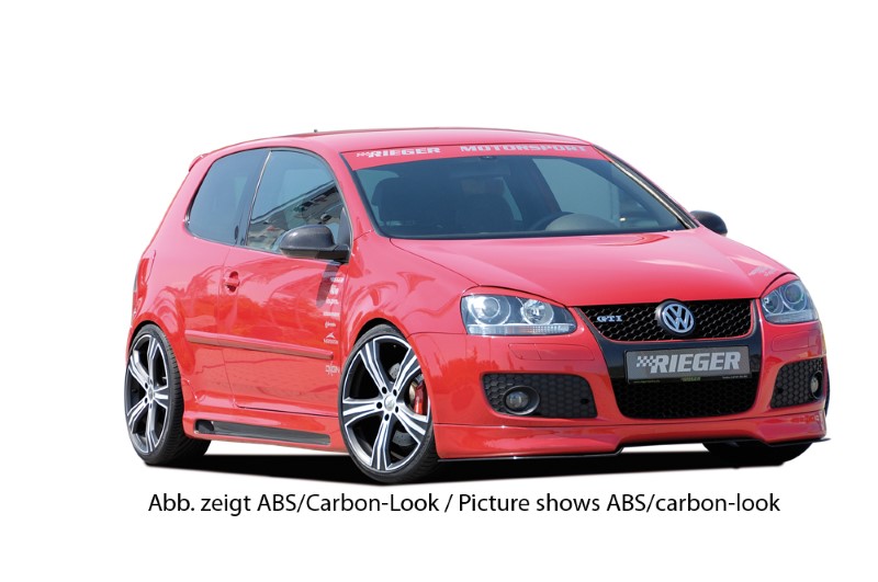 Sideskirts VW Golf V GTI Rieger with uitsnede