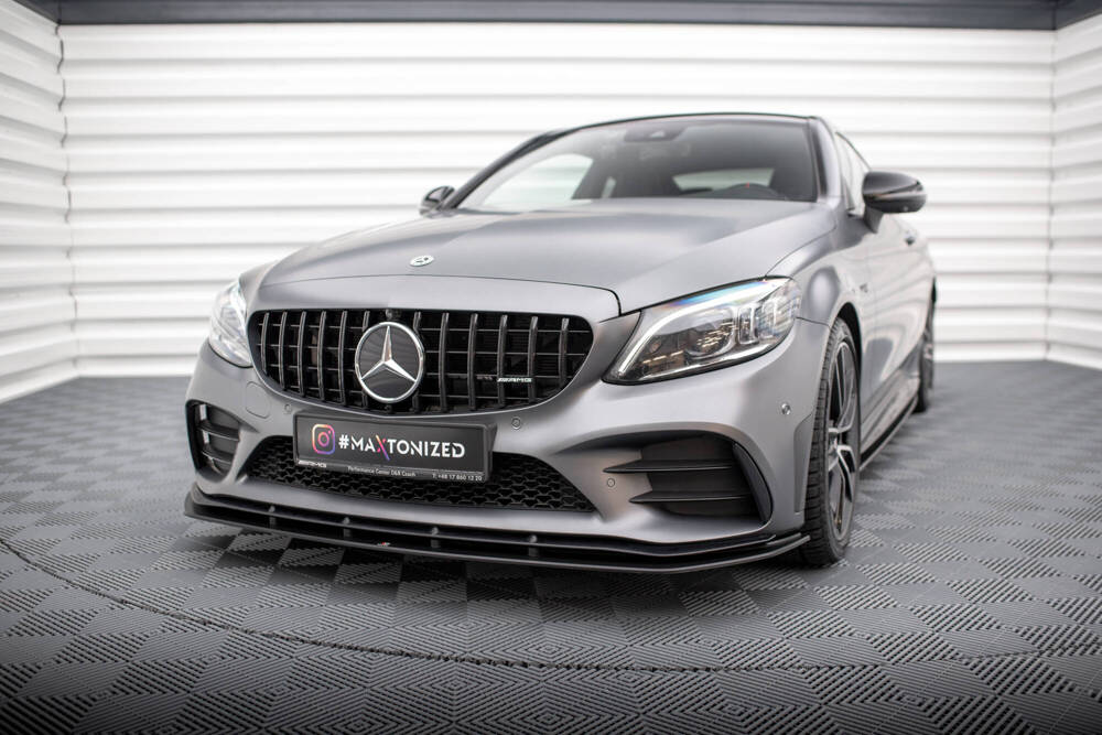 Voorspoiler passend voor Mercedes C43 W205 Coupe FL Maxton