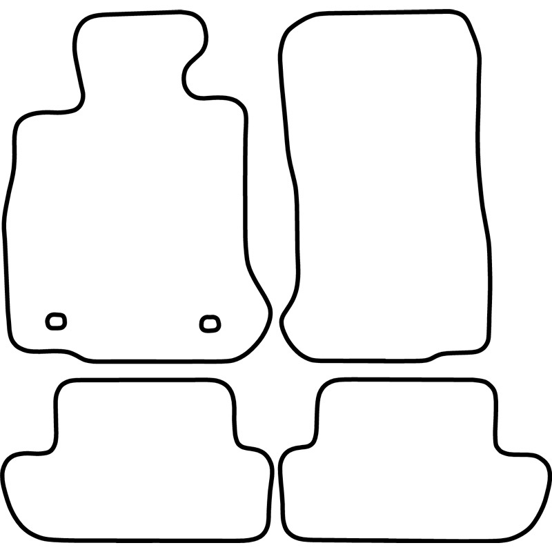 Set car mats  BMW 6-Series (F12) Convertible 2011-