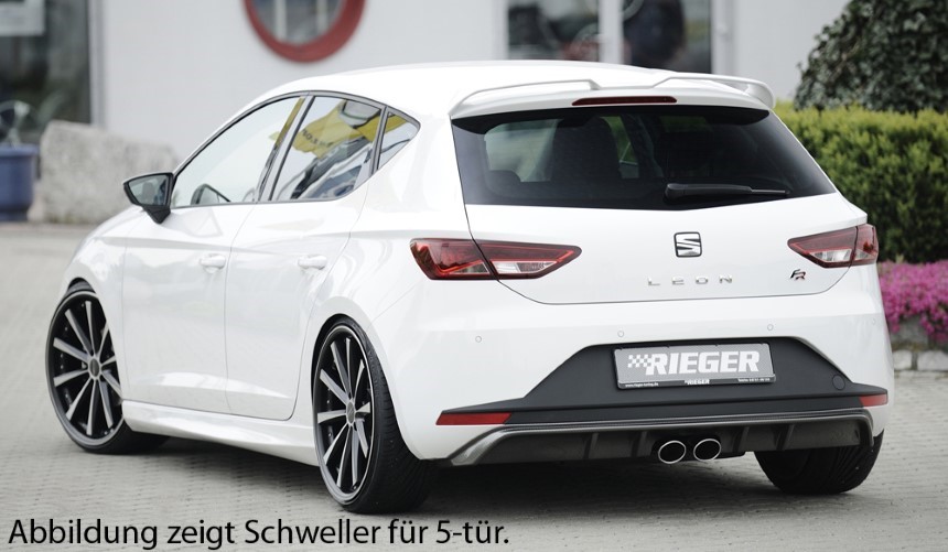 Zijskirts passend voor Seat Leon F5 FR/Cupra 3dr. Rieger