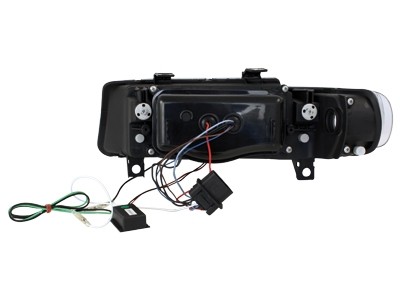 Headlights Seat Leon/Toledo Dayline Devil Eyes Chome