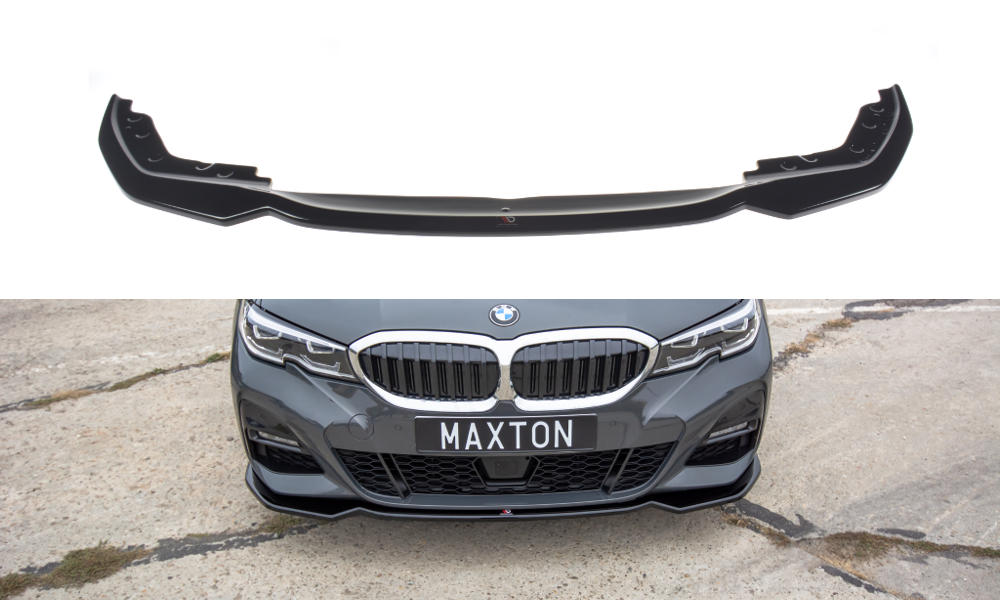 Voorspoiler passend voor BMW 3 Serie G20 M-Pakket V2 Gloss Black