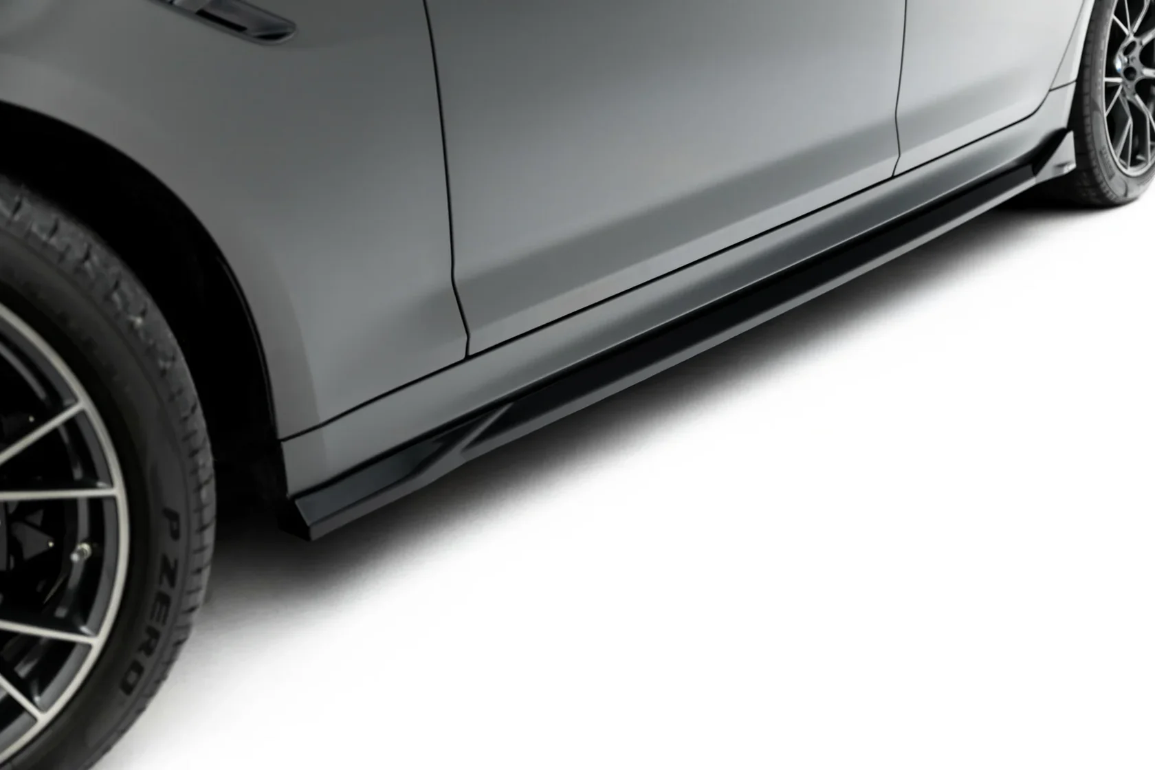 Zijskirts passend voor BMW M5 F90 Maxton Glans Zwart V.2
