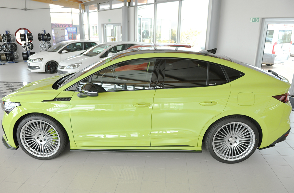 Zijskirts passend voor Skoda Enyaq iV (NY): 10.20-01.2025
