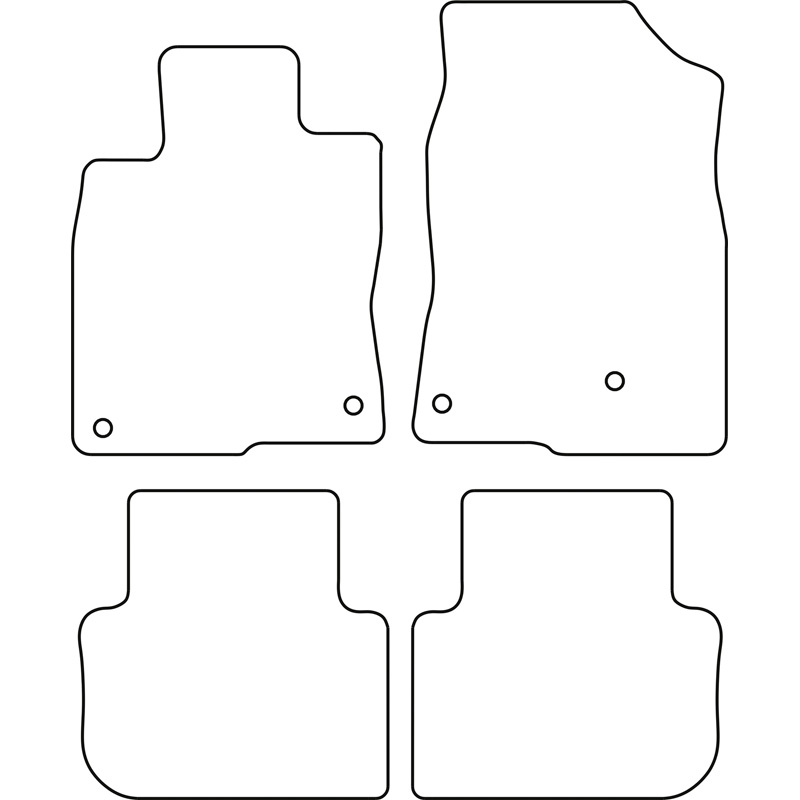 Set car mats  Honda Civic XI HB e:HEV 2022-