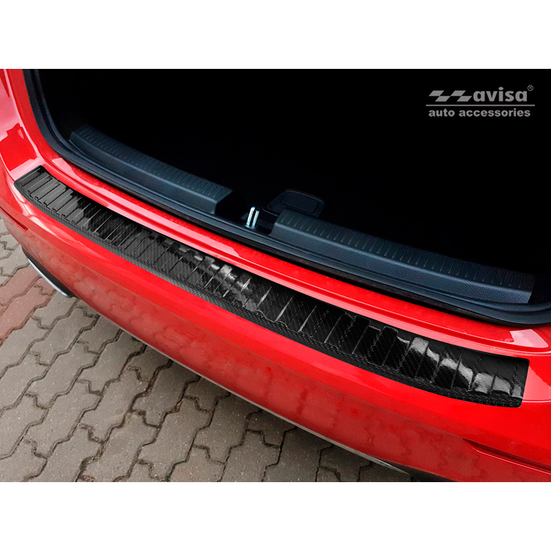 Real 3D Carbon Rear bumper protector  Mercedes A-Class W177 2018-