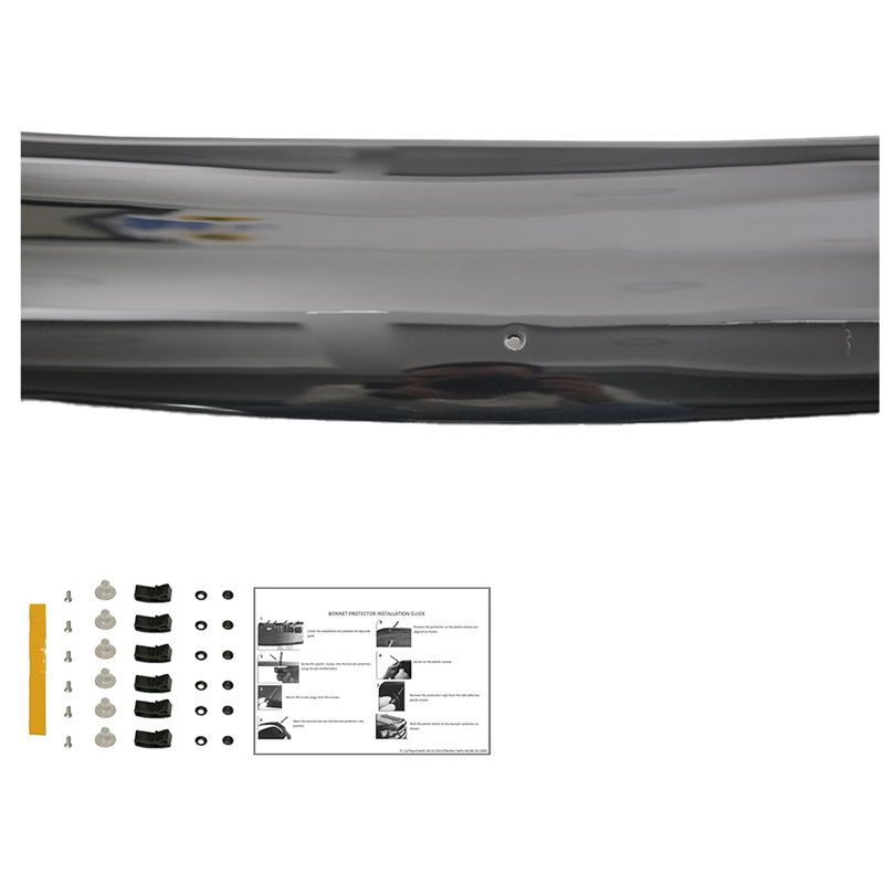 Bonnet Protector  Peugeot Partner Tepee 2008-2015 - Gloss black