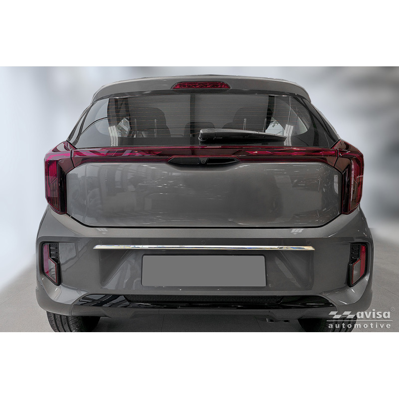 Avisa Chrome Stainless Steel Trunk Tailgate Trim Cover  Kia Picanto III (JA) Facelift 2024-