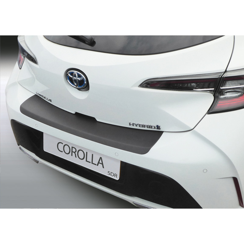 ABS Rear bumper protector  Toyota Corolla HB 5-doors 2019- Black
