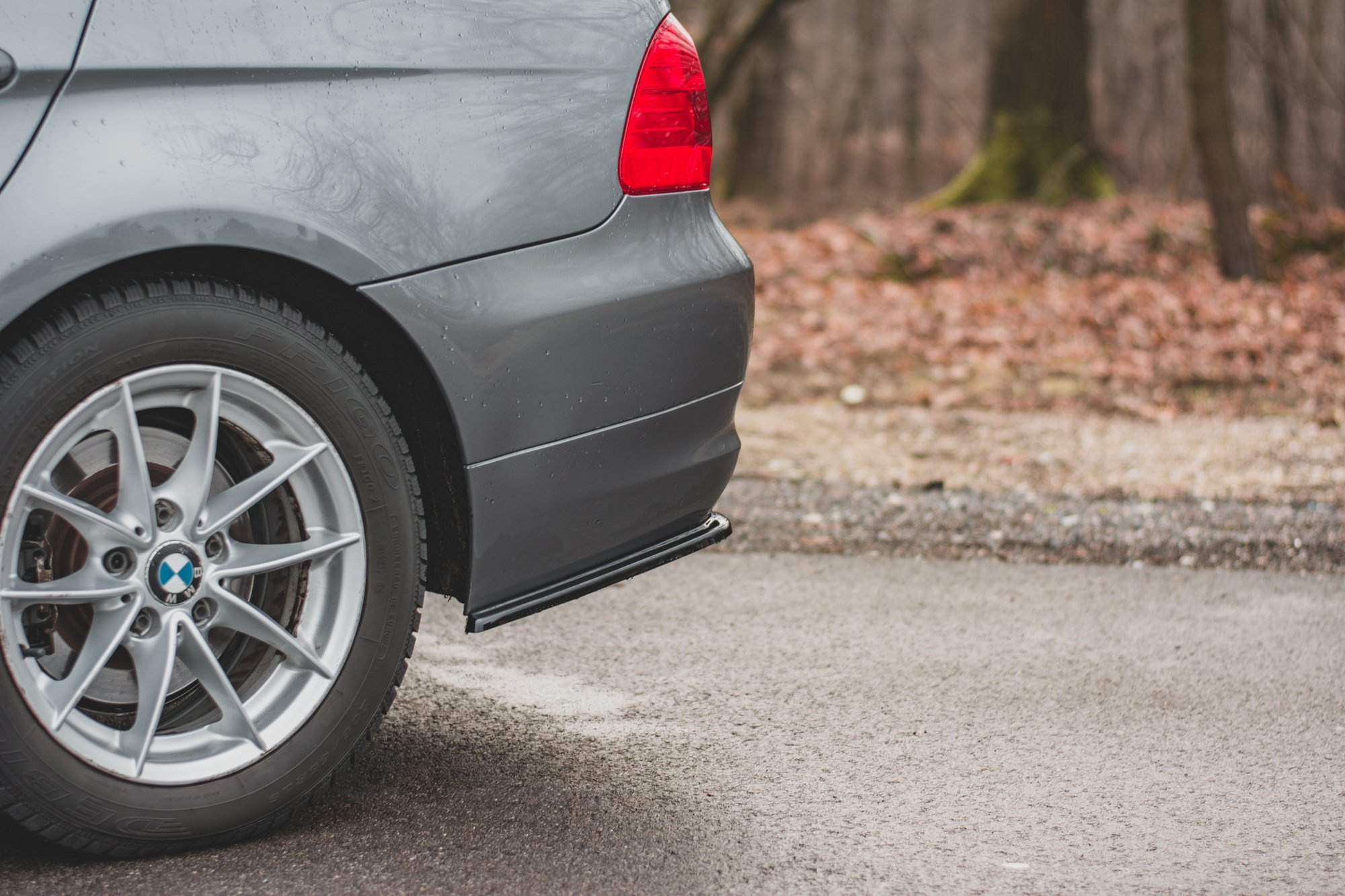 Diffuser passend voor BMW 3 Serie E91 Maxton Glans Zwart