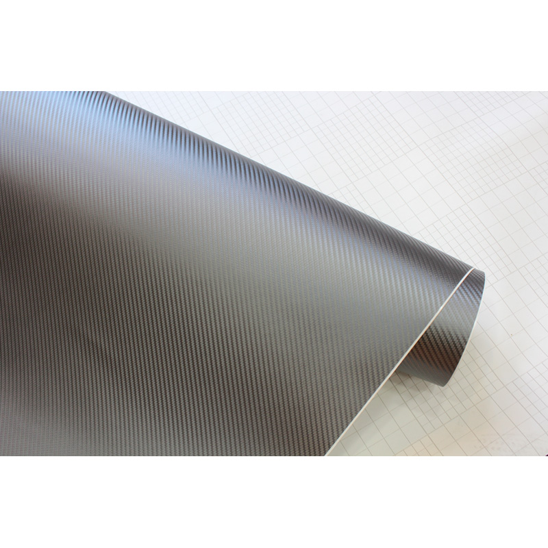 3D Carbon fiber Film 152x200cm Dark Grey, auto-adhesive
