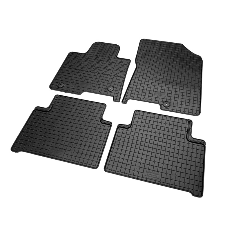 Rubber car mats set  Kia Sorento IV (MQ4) Hybrid 2020- (4-pieces + fixing system)