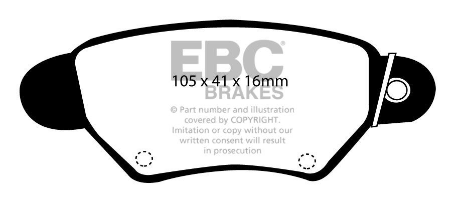 EBC Brakes VAUXHALL (OPEL) Astra Coupe 1.8 2000-2005 Remblokken