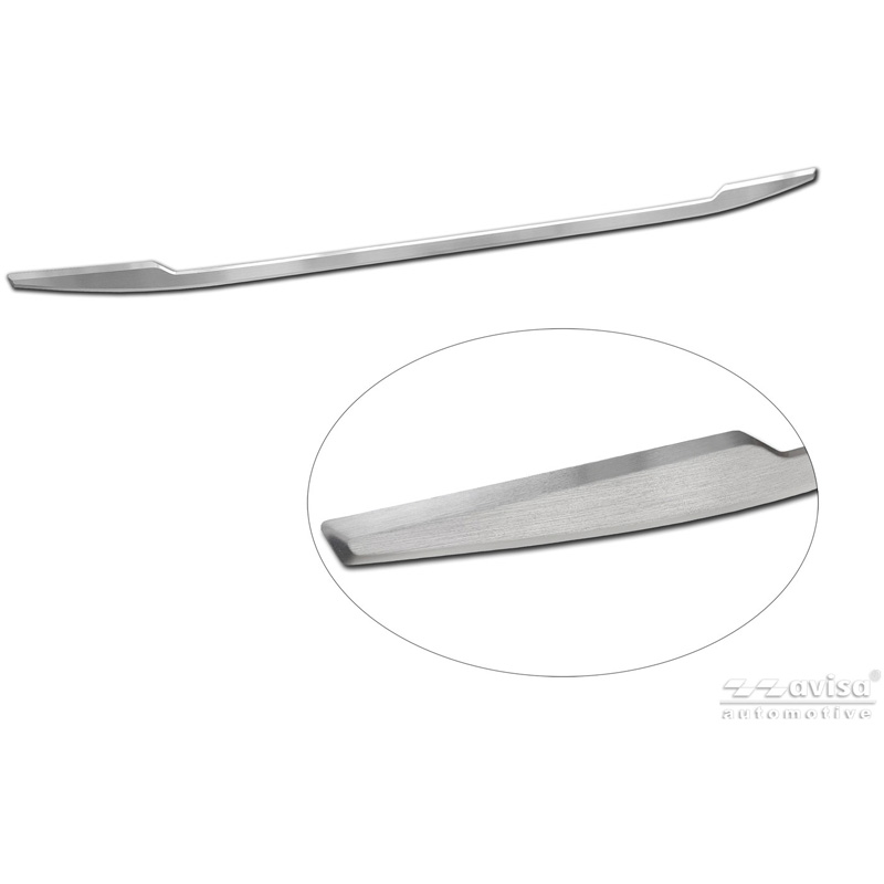 Avisa Brushed Stainless Steel Trunk Tailgate Trim Cover  BMW X4 II (G02) M-Sport Facelift 2021-