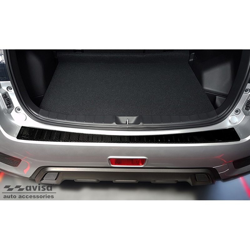 Real 3D Carbon Rear bumper protector  Mitsubishi ASX Facelift 2019- 'Ribs'