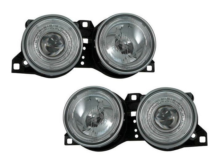 Headlights BMW E34 88-94 Angel Eyes