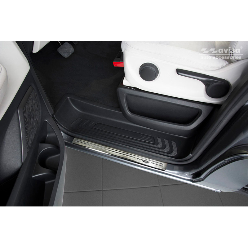 Inox door sill protectors  Mercedes Vito & V-Class W447 2014- - 'Special Edition' - 2-pieces