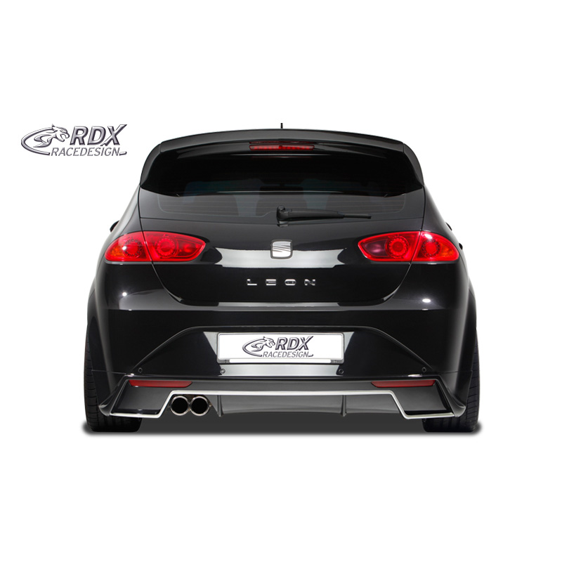Rear bumper skirt  Seat Leon 1P Facelift 2009-2012 excl. FR/Cupra (PUR)