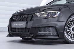 Front Spoiler passend voor Audi A3 S-Line / S3 8V – CSR Automotive Cup Spoiler Lip High-Gloss Black