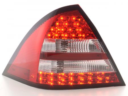 Tail Lights for Mercedes C-Class W203 LED Red/Clear New