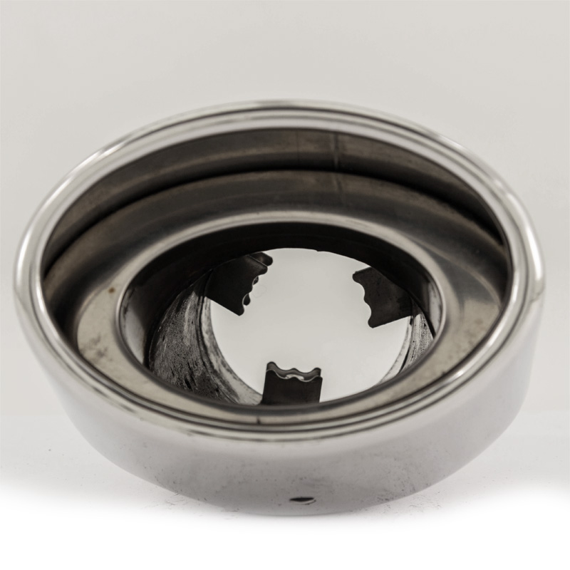Simoni Racing Exhaust Tip Oval DTM Inox - 118x70xL160mm - Installation ->57mm