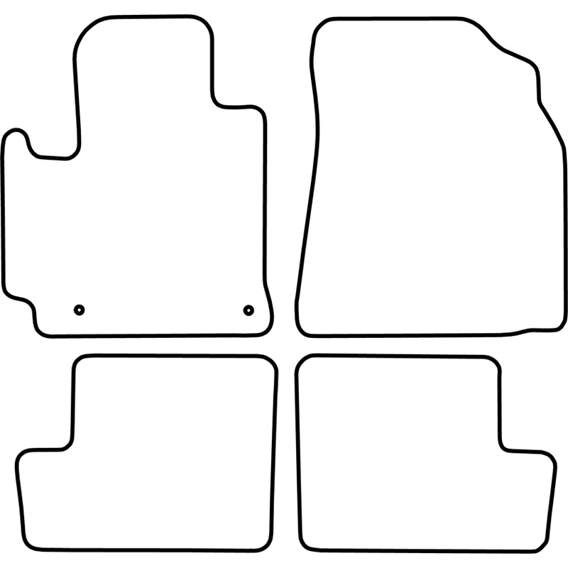 Set car mats  Toyota RAV4 2003-2006