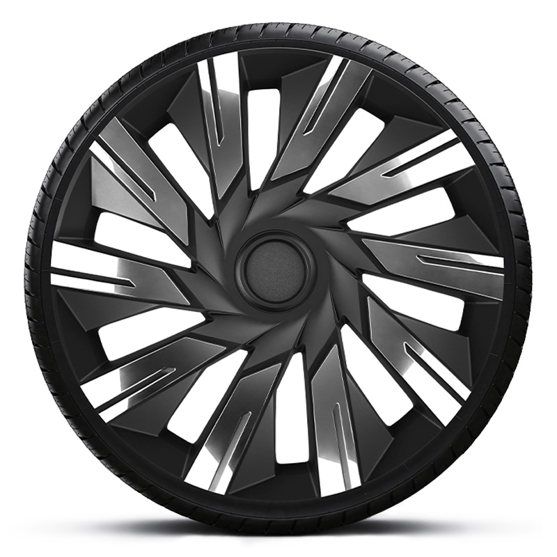Set J-Tec wheel covers Tecna 15-inch chrome/black